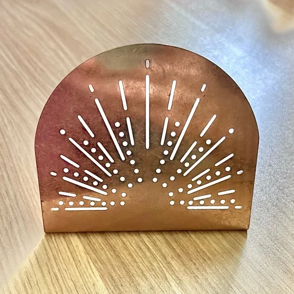 Anthropologie Gold Sunburst Earrings Holder - Picture 7 of 11